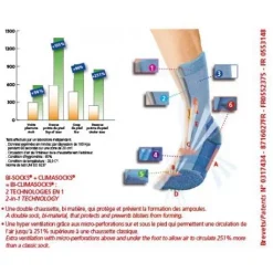 Generator CHAUSSETTES BI-CLIMASOCKS RANDO GRIS