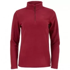 Generator POLAIRE FEMME EMBER 1/4 ZIP FLEECE ROUGE
