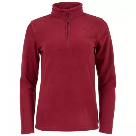 Generator POLAIRE FEMME EMBER 1/4 ZIP FLEECE ROUGE