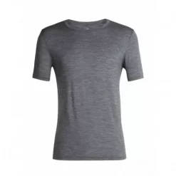 Generator T-SHIRT HOMME MERINO TECH LITE SHORT SLEEVE CREWE GRIS