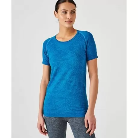 Generator T-SHIRT TECHNIQUE DYNAMIC FEMME BLEU CHINE