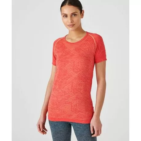 Generator T-SHIRT TECHNIQUE DYNAMIC FEMME ORANGE